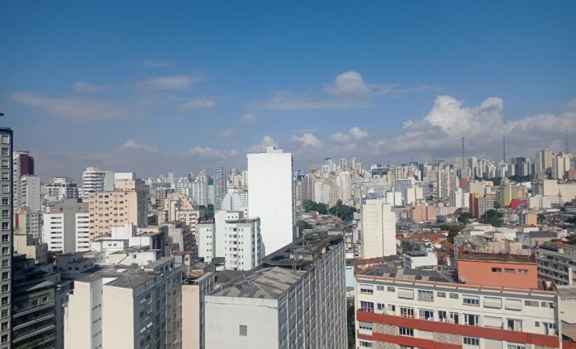 Vista aérea da região central de São Paulo