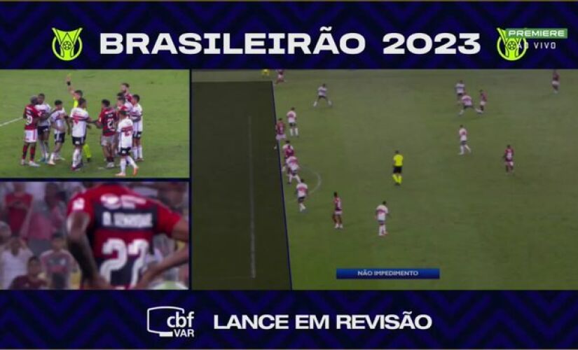 Diretoria são-paulina entende que o procedimento foi feito de forma errada, sem deixar claro qual jogador do Flamengo foi usado como referência para detectar se havia impedimento na origem da jogada