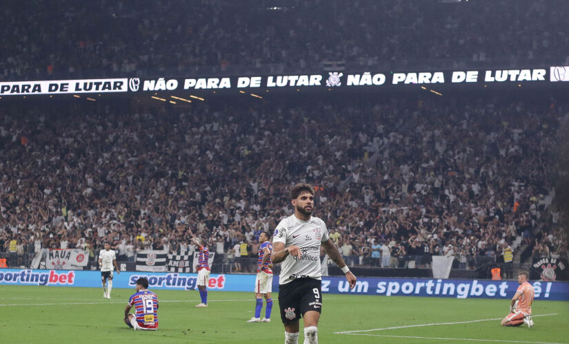 Corinthians e Fortaleza fizeram jogo duro na Neo Química Arena e empataram por 1 a 1 na noite desta terça-feira (26), pelas semifinais da Copa Sul-Americana