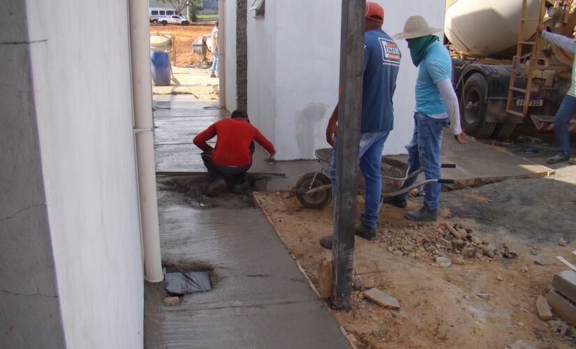 As obras do novo Pronto Socorro Municipal seguem avançando cada vez mais