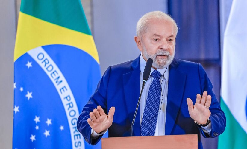 O presidente Luiz Inácio Lula da Silva