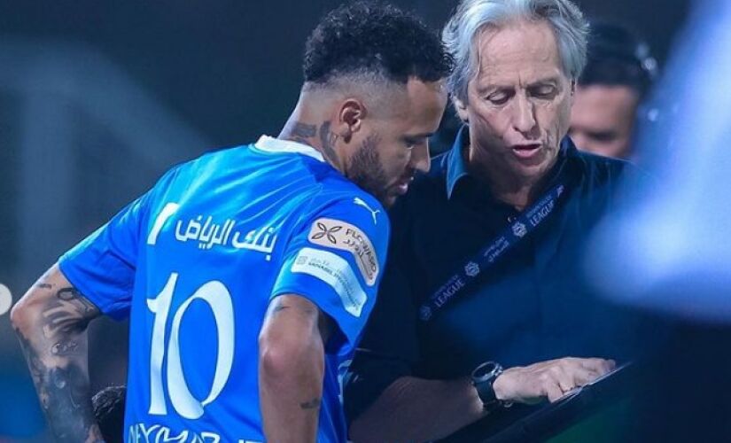 Neymar e Jorge Jesus