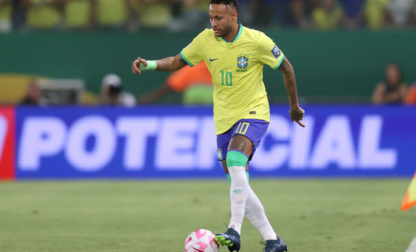 O jogador foi contido por Marquinhos