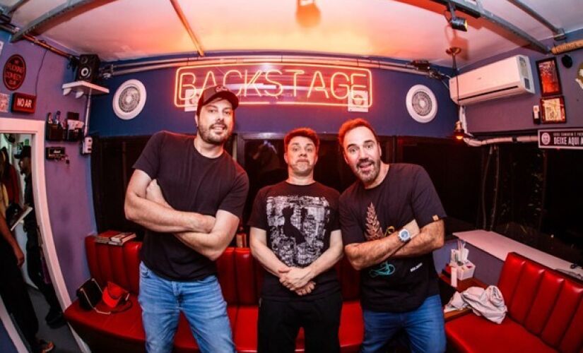 Danilo Gentili, Oscar Filho e Diogo Portugal