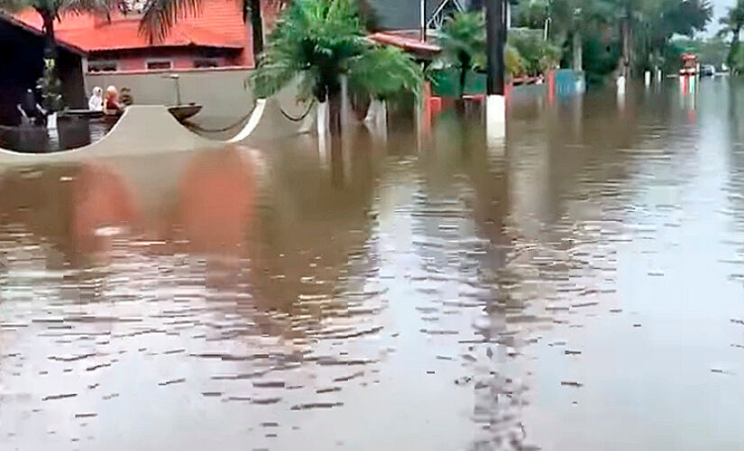 Bertioga sofre por conta dos temporais