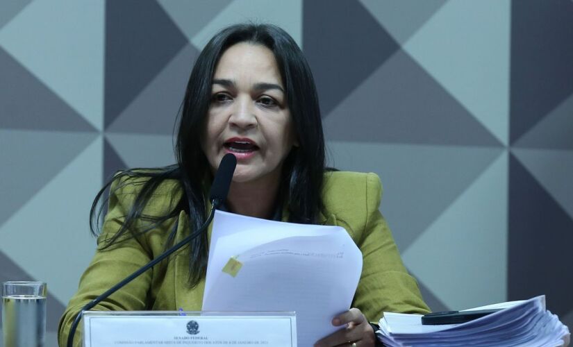 A relatora da Comissão Parlamentar Mista de Inquérito (CPMI) que investiga os atos do 8 de janeiro de 2023, Eliziane Gama (PSD-MA)