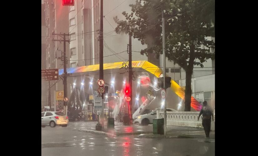 Tempestade deixou a Região debaixo d'água em poucos minutos