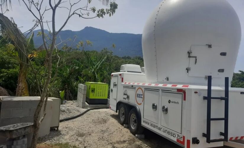 O equipamento vai ajudar a monitorar a ocorrência de temporais no litoral paulista