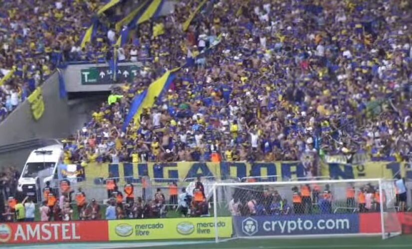 Torcida do Boca Juniors, no Maracanã