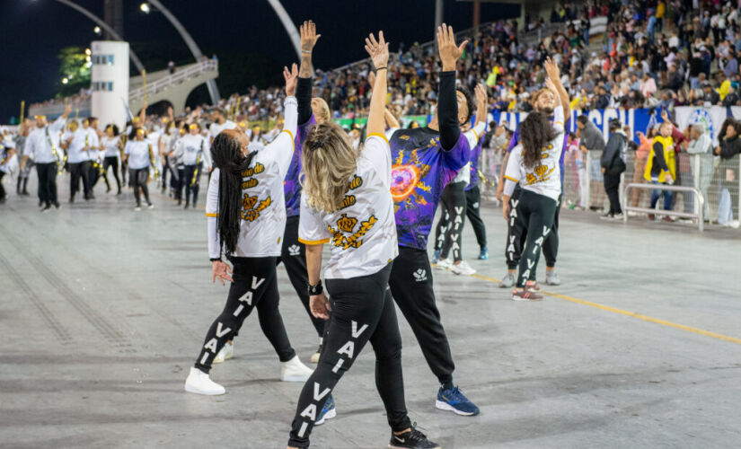 Vai-Vai, campeã do Acesso 1, em ensaio técnico para o Carnaval SP 2023