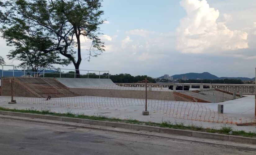 Nova pista de skate do Casqueiro deve ser entregue na próxima semana
