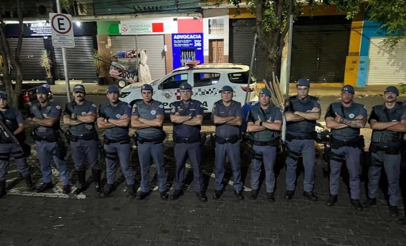 Agentes da Força Tática da PM 