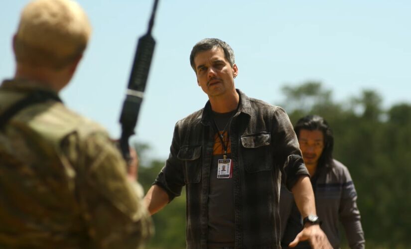 Wagner Moura em cena de 'Guerra Civil'
