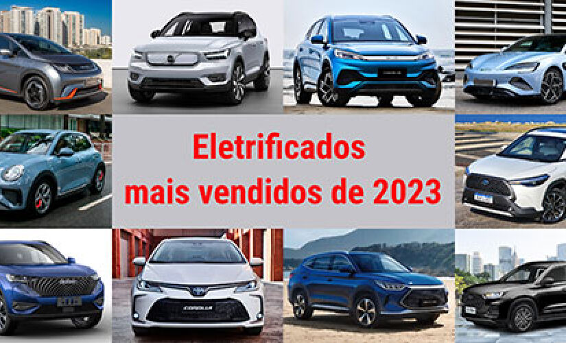 Enquanto a chinesa BYD domina as vendas dos 100% elétricos, comandada pelo Dolphin, vindo do país asiático -, nos híbridos, a japonesa Toyota lidera com o Corolla Cross  produzido no interior paulista 