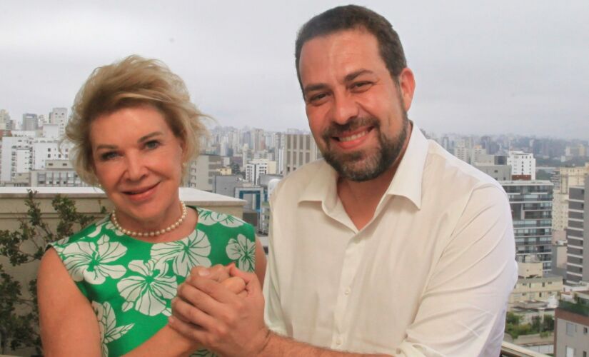 Marta Suplicy e Guilherme Boulos selaram a parceria durante almoço neste sábado