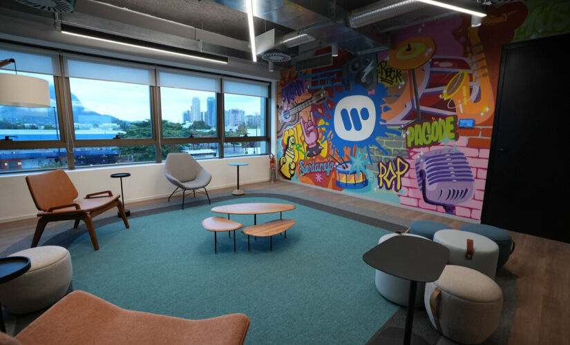 O hub recém-criado integra as operações da Warner Music Brasil, Warner Chappell Music Brasil e ADA Brasil, com um design que busca promover vibração e interação