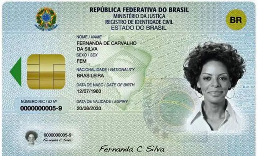 Novo documento de identidade no Brasil, válido em todo o território nacional