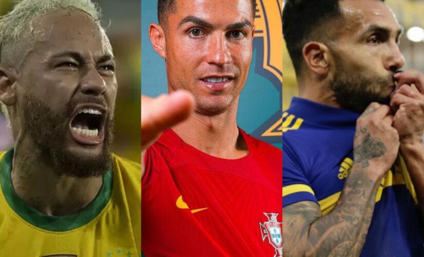 Neymar, CR7 e Tévez fazem aniversário no dia 5 de fevereiro