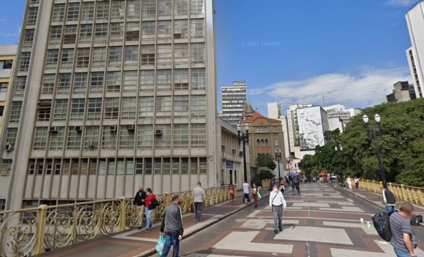 Viaduto Santa Ifigênia, no centro de São Paulo