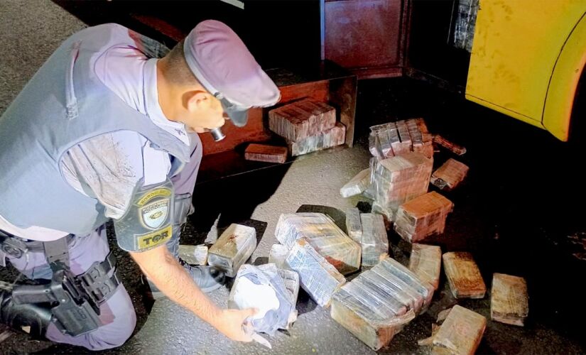 PM prende homem com quase 400 quilos de drogas em SP