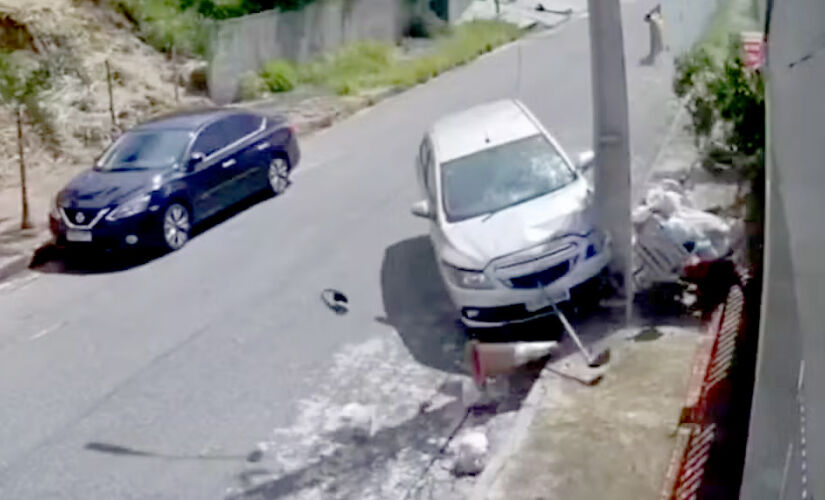 Nesta terça-feira (5), em Belo Horizonte, Minas Gerais, um gari foi atropelado por um carro sem motorista