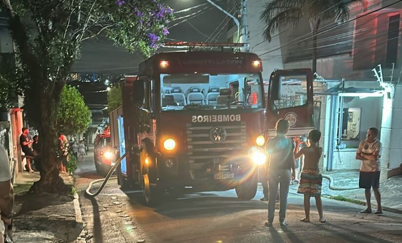 Incêndio atinge garagem de prêmio na Vila Prudente