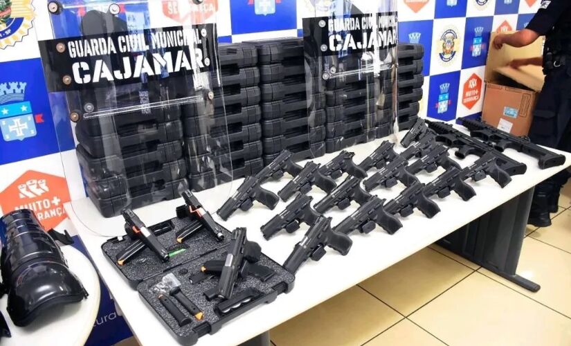 26 armas desaparecem de posto da Guarda Municipal de Cajamar, na Grande SP; caso segue em investigação 