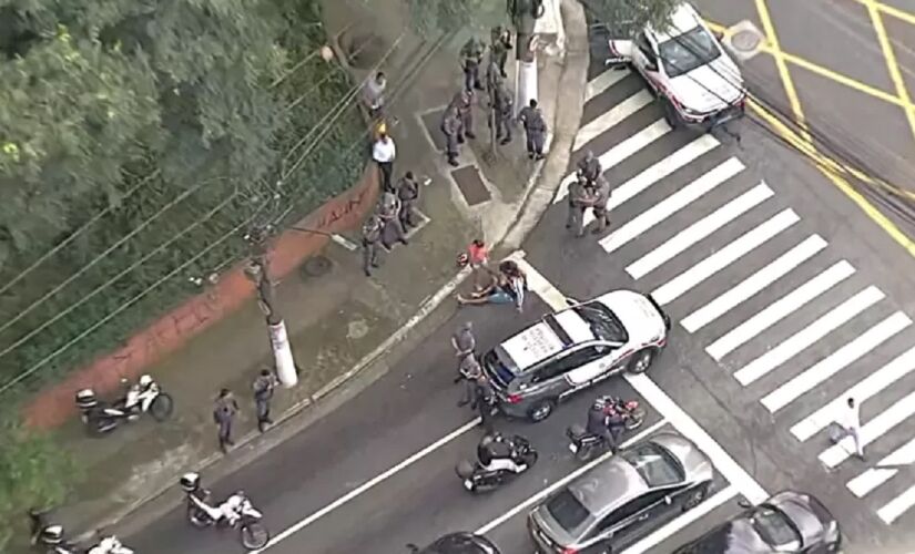 Arrastão na avenida Giovanni Gronchi, no Morumbi, em São Paulo