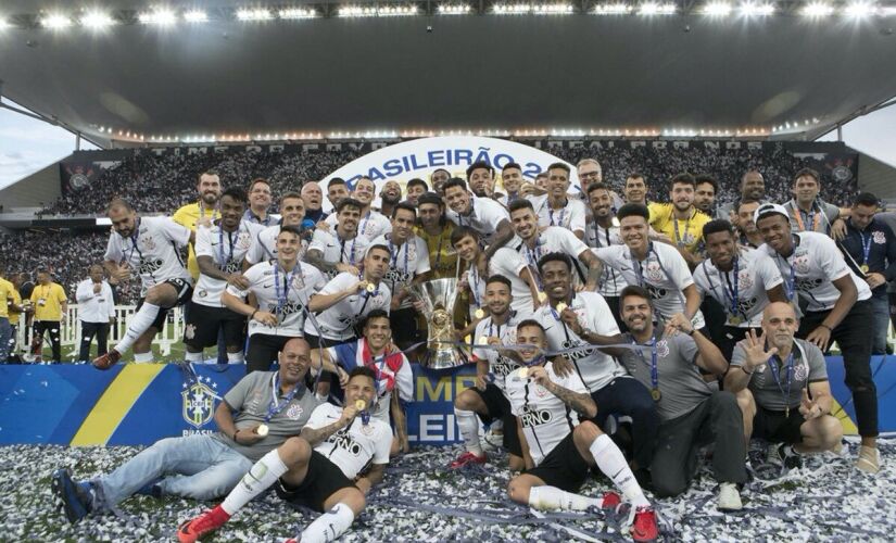 Time do Corinthians campeão brasileiro de 2017