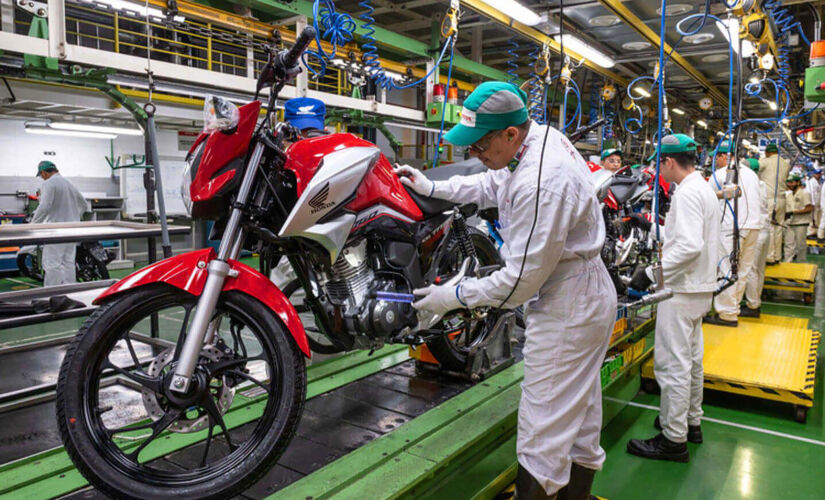 Fábrica de motocicleta da Honda na Zona Franca de Manaus