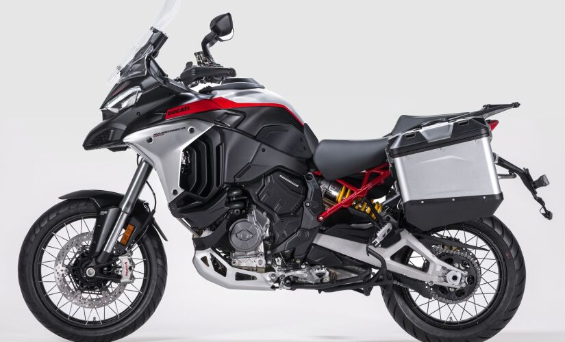 Ducati Multistrada V4 Rally Adventure Travel & Radar