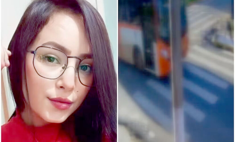 Maria Eduarda de Oliveira, de 22 anos, morreu nesta segunda-feira (8) após ser atingida por um ônibus