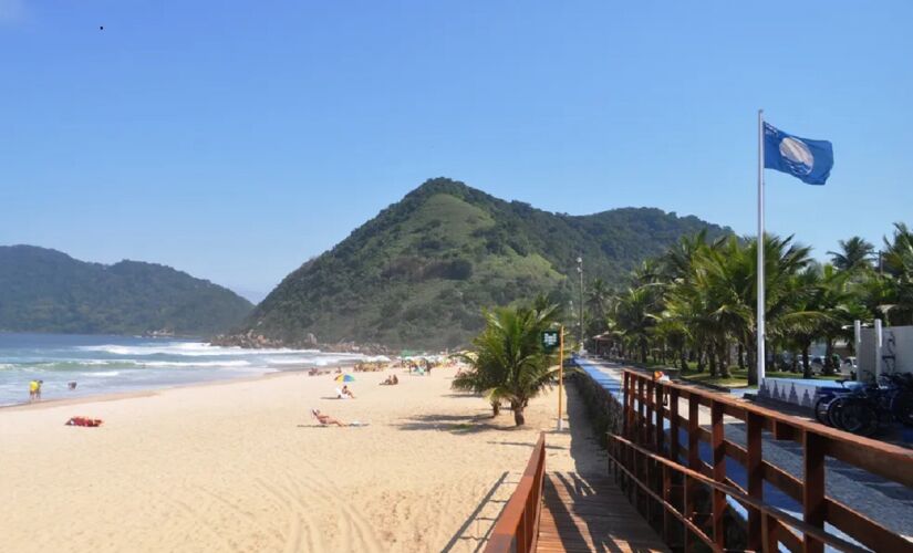 Corpo foi encontrado na Praia do Tombo, no Guarujá