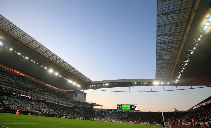 Arena Corinthias, hoje Neo Química Arena, recebeu o primeiro jogo em 18 de maio de 2014