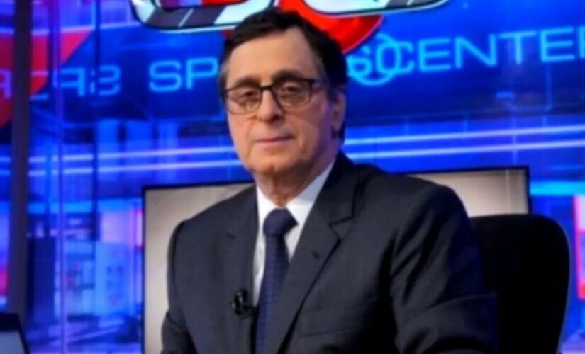 O jornalista Antero Greco durante participação no SportsCenter, da ESPN Brasil