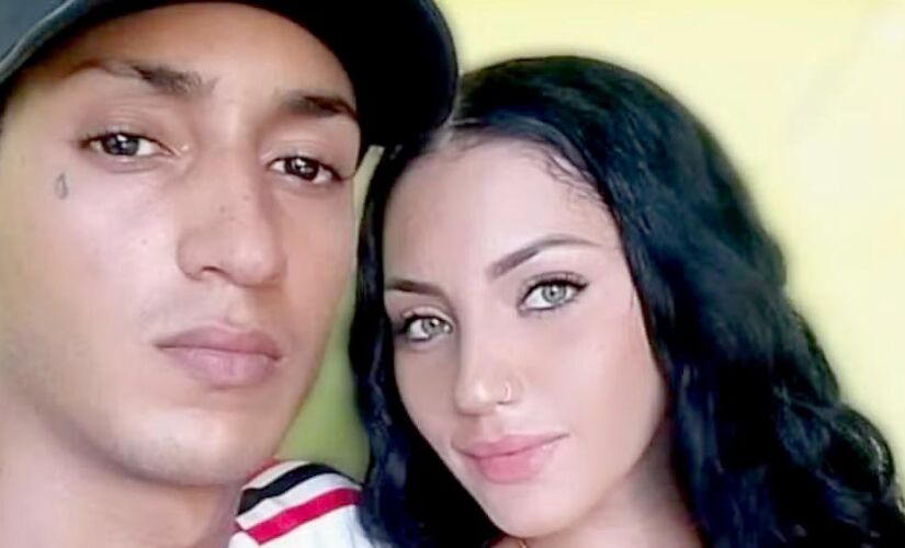 Luísa Alexandra e Fênix Oliveira, casal que reagiu a um assalto em Uberlândia, no dia 20 de maio