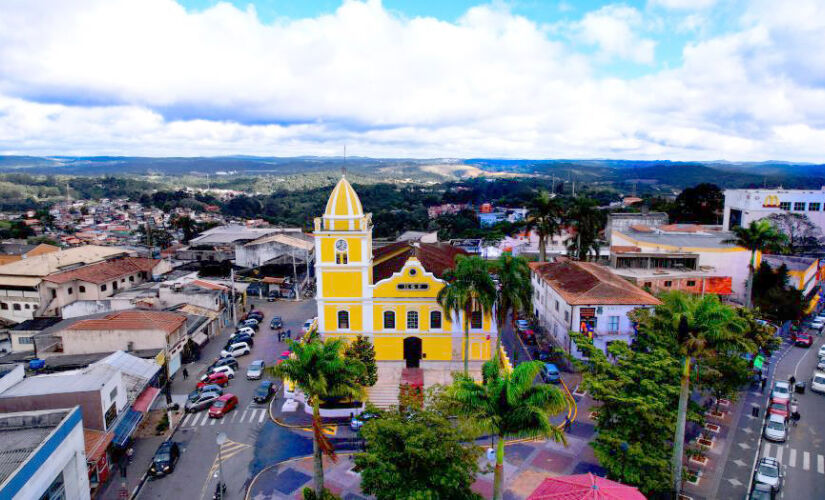 Vista aérea de Itapecerica da Serra