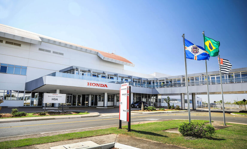 Fábrica de motocicletas da Honda na Zona Franca de Manaus (AM)