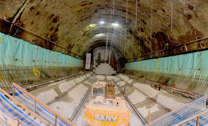 Obras na linha 2-Verde do Metrô, em São Paulo