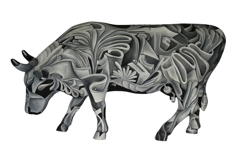 CowParade Acervo, patrocinada pela Marfrig e pela BRF, é composta por 22 esculturas de vacas