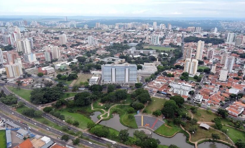 Vista aérea da Cidade de Bauru, no interior paulista