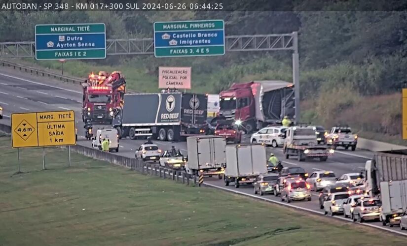 Acidente grave na Rodovia dos Bandeirantes