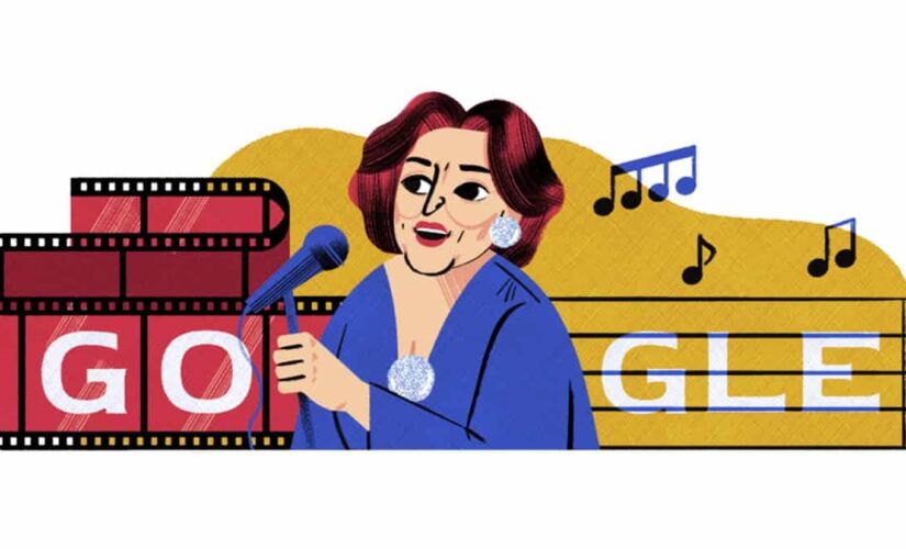 Doodle em homenagem a Bibi Ferreira