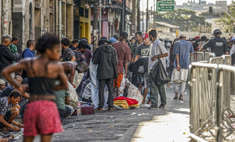 Fluxo da cracolândia, no centro de São Paulo