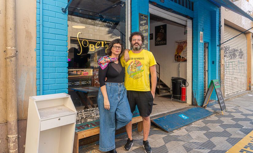  Renata Forato e Marcelo Colaiácovo, sócios do Bar Soberano