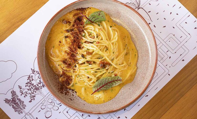 Macarrão à carbonara do Basilicata 