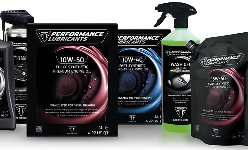 Linha de lubrificantes Lubrificantes Triumph Performance da Fuchs Silkolene