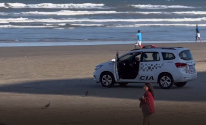 Polícia ao chegar no local em que corpo foi encontrado