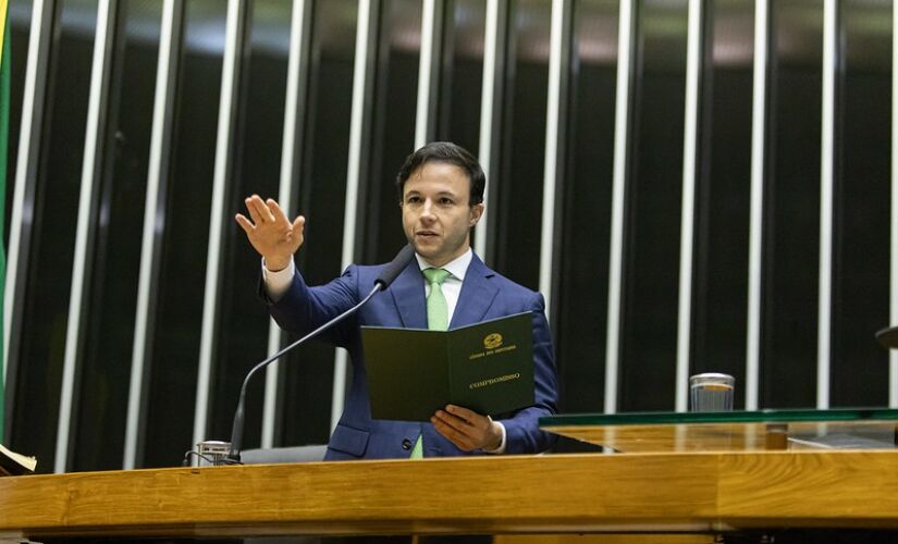 Daniel José durante posse como deputado federal em Brasília