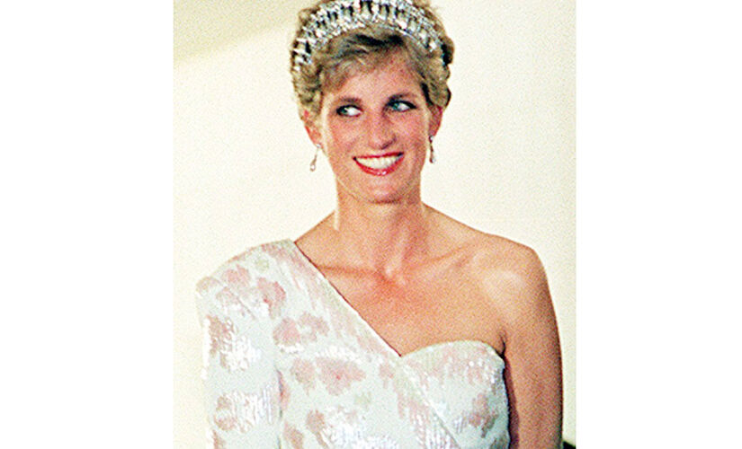 Princesa Diana em Brasília, durante visita ao Brasil 24/04/1991 